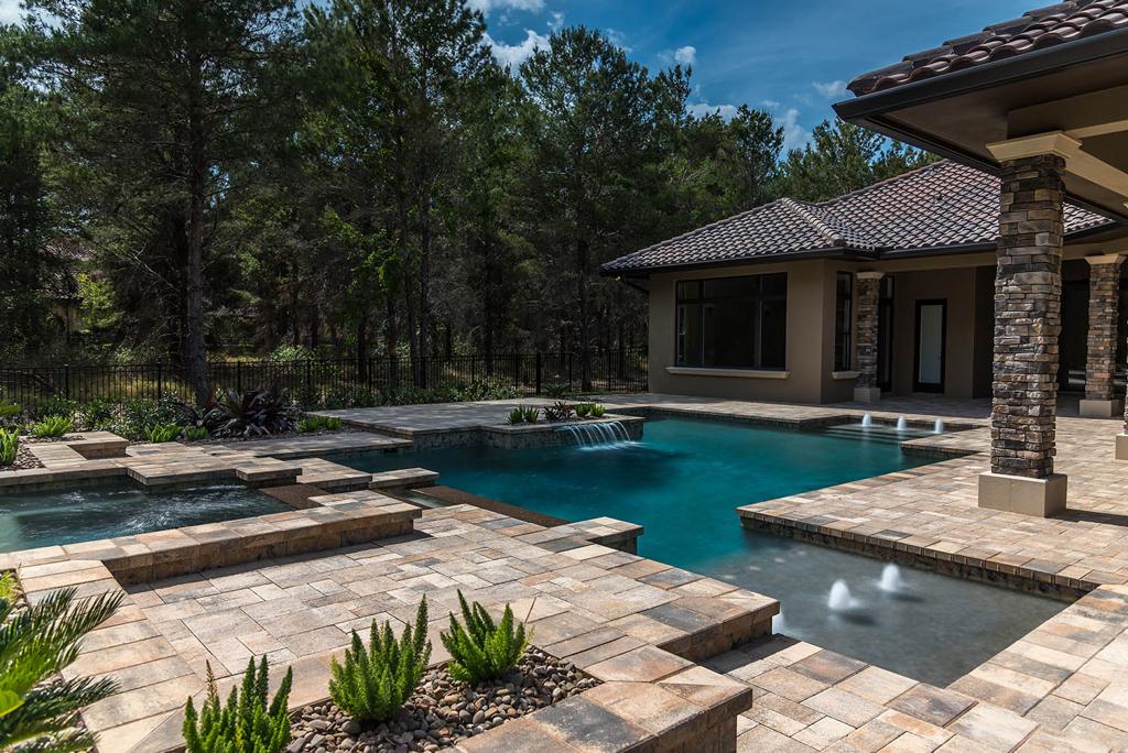beautiful pool installation by GH Remodeling Inc