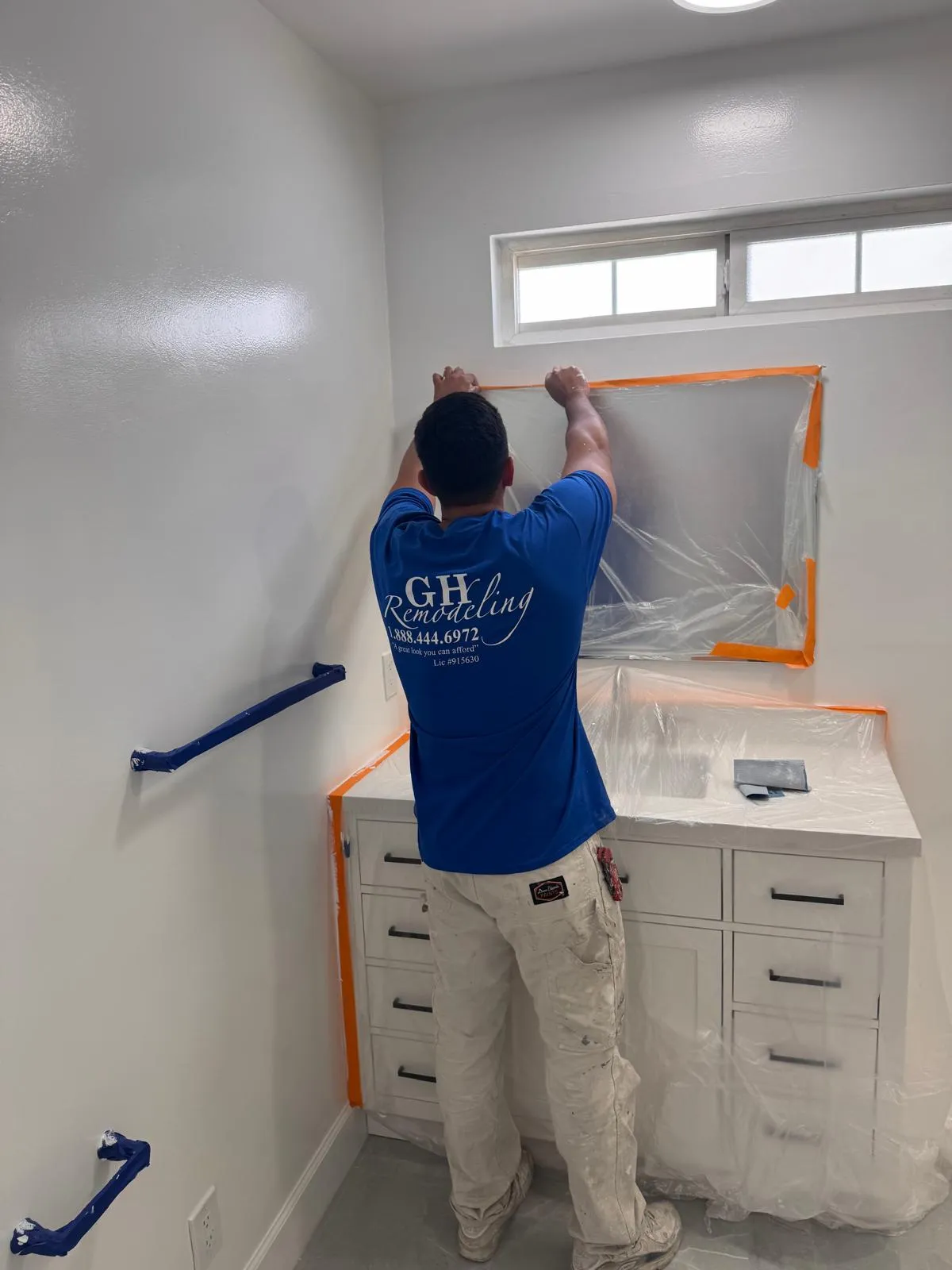 Remodeling project in progress